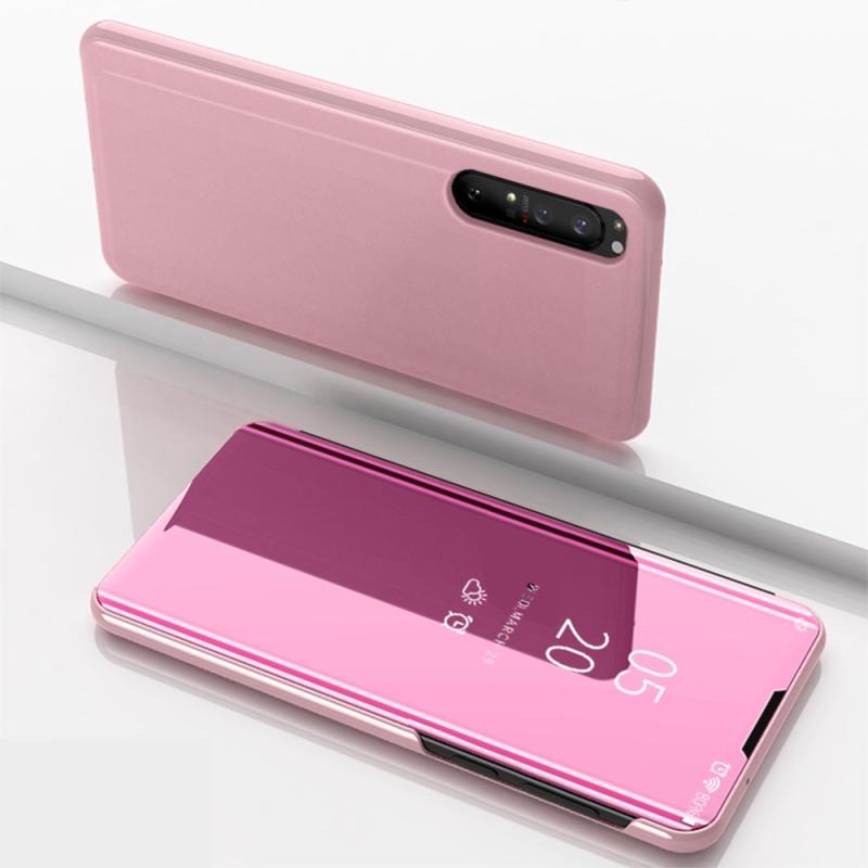 Sony Xperia 1 II - View Window Spejl Cover i Rosa Guld