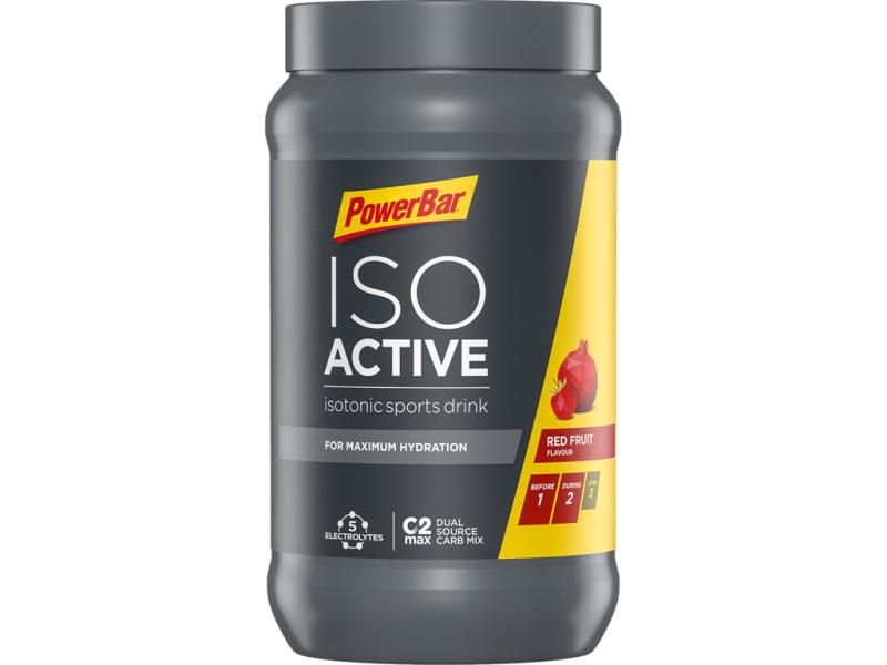 Powerbar Isoactive Energidrik - Rød Frugt Punch 600g
