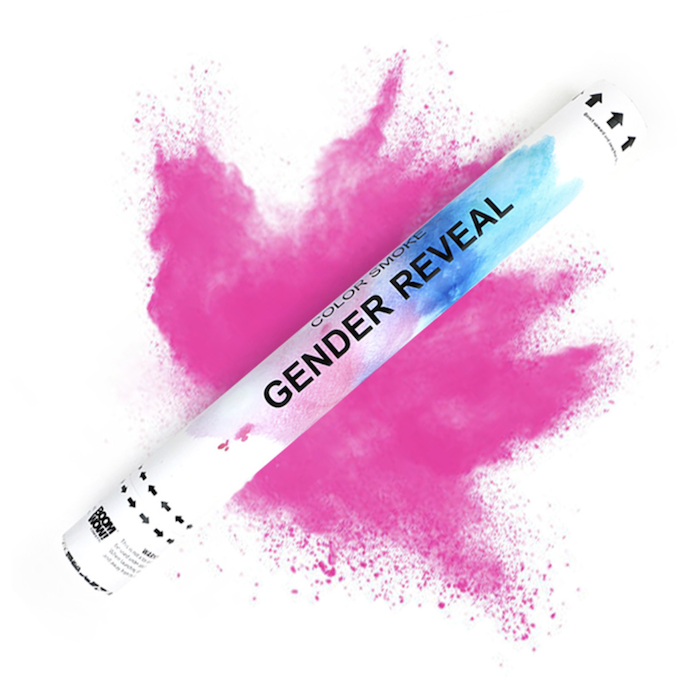 Køb Pink Gender Reveal Pulverkanon til festlige anledninger!