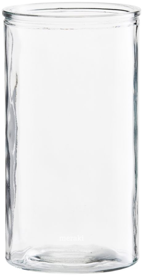 Klar Cylinder Vase fra Meraki - Elegant Boligindretning