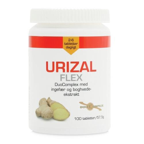 Urizal Ingefær Flex 100 Tab - Originalt kosttilskud