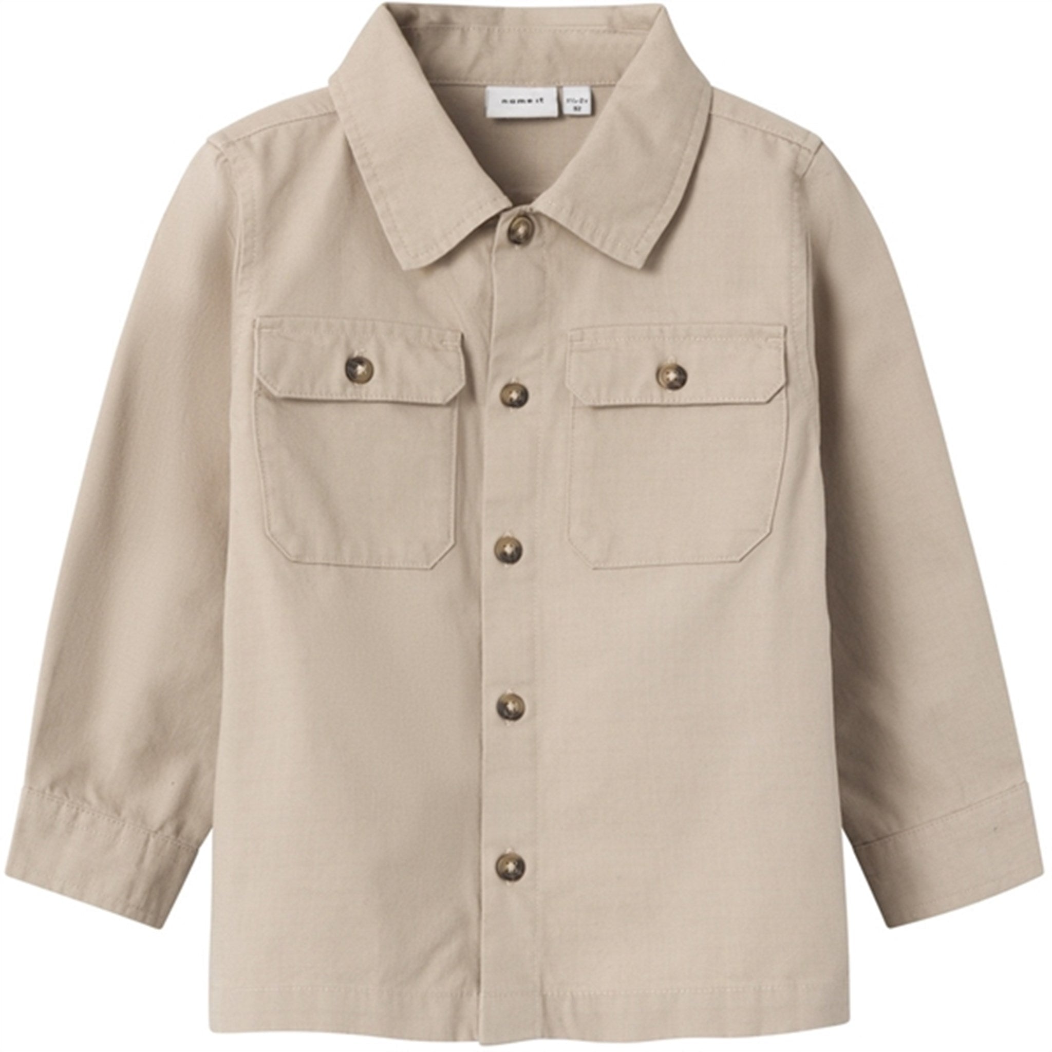 Ren Cashmere Berib Overshirt fra Name It - Luksus til dig!