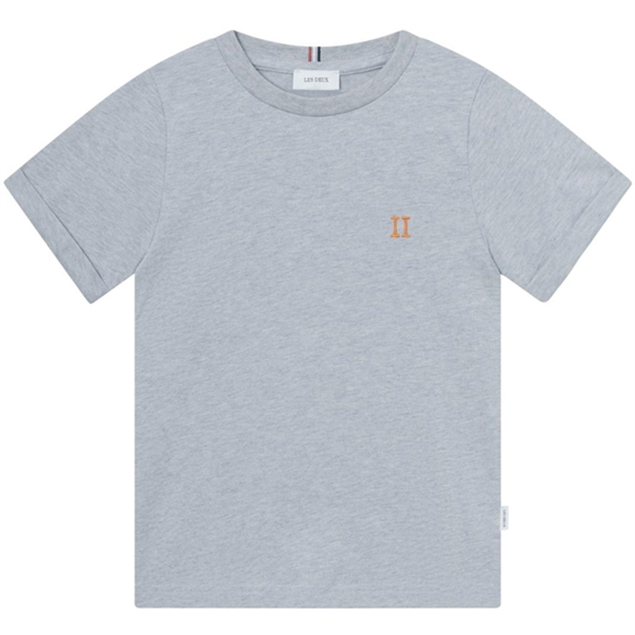 Sommer Sky Melange Orange Nørregaard T-Shirt fra Les Deux Kids
