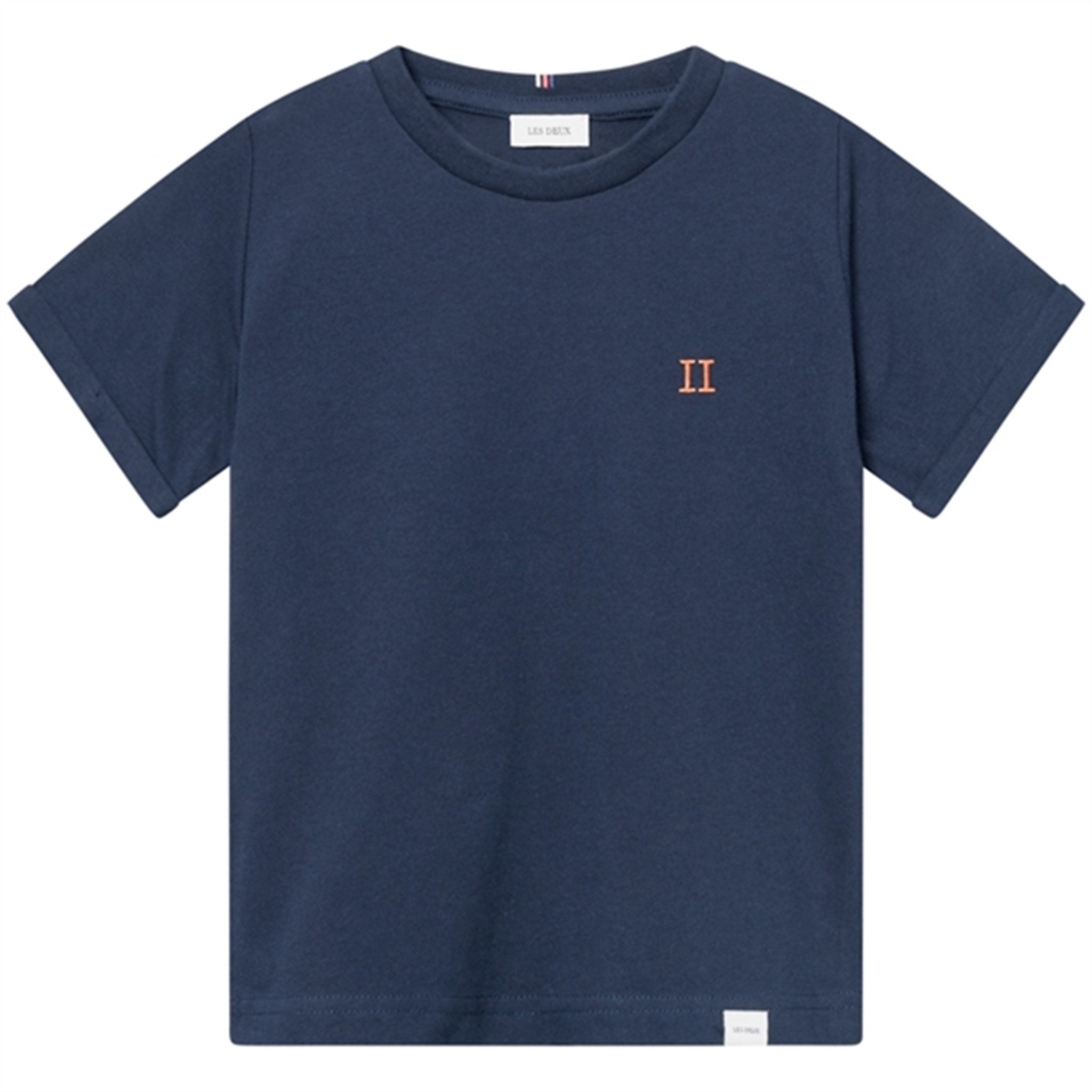 Mørkeblå Orange Nørregaard T-shirt fra Les Deux Kids