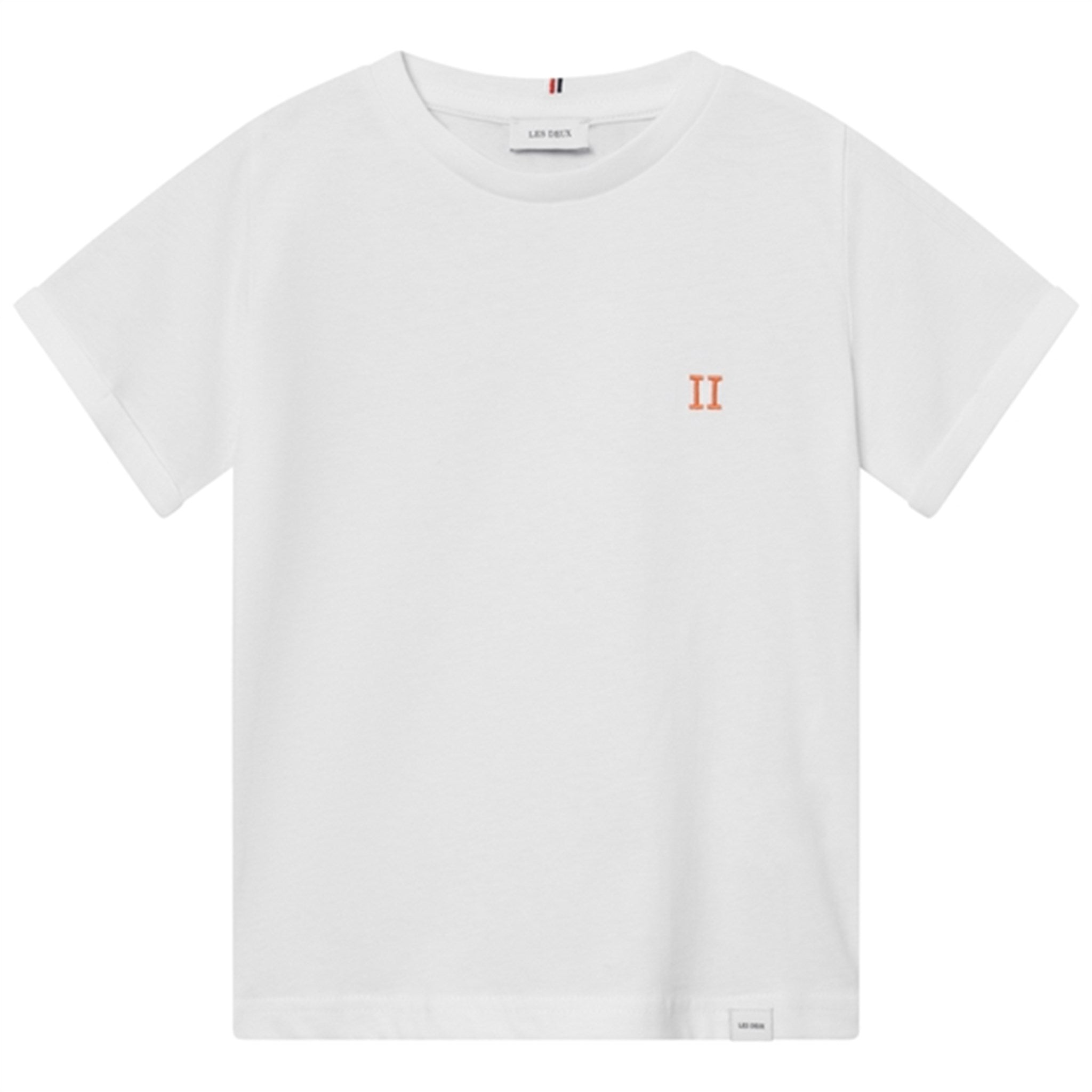 Hvid Orange Nørregaard T-shirt fra Les Deux Kids