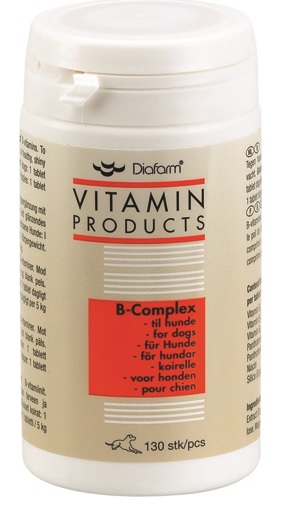 Diafarm B Complex - B Vitamintabletter til Hunde 130 stk.